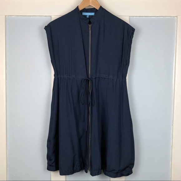 Whish Navy Sleeveless Dress - Picture 1 of 5